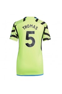 Fotbalové Dres Arsenal Thomas Partey #5 Dámské Venkovní Oblečení 2023-24 Krátký Rukáv